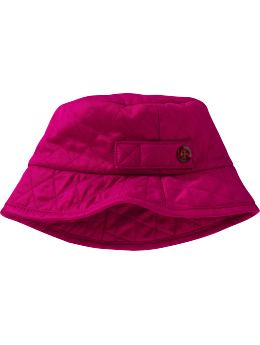 BabyGap: Quilted bucket hat - bright ruby