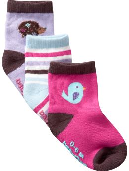 BabyGap: Animal print socks - orchid blossom