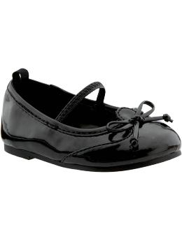 BabyGap: Shiny Mary Jane shoes - black