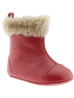 BabyGap: Furry boots - red
