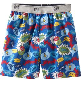 GapKids: Comic boxers - summer lapis