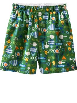 GapKids: Eco boxers - happy green
