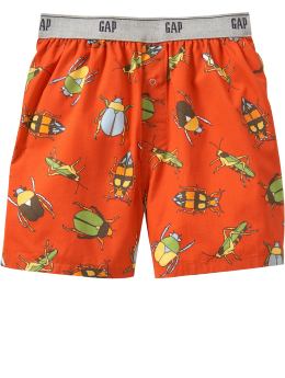 GapKids: Beetle boxers - bright ginger