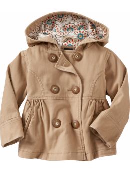 BabyGap: Empire hoodie coat - deerfield