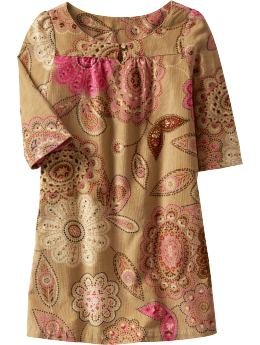 GapKids: Printed corduroy dress - deerfield