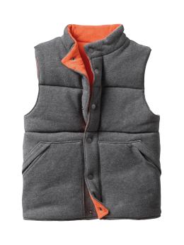 GapKids: Fleece vest - dark charcoal