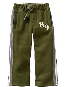 BabyGap: Striped knit pants - algae
