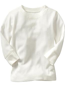 BabyGap: Waffle-knit T - off white