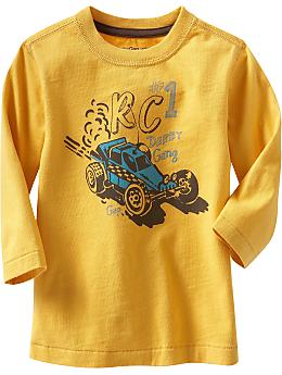 BabyGap: Active graphic T - harvest yellow