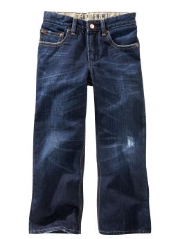 GapKids: Original fit destructed dark jeans - vintage crusher