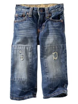 BabyGap: Distressed jeans - dark wash