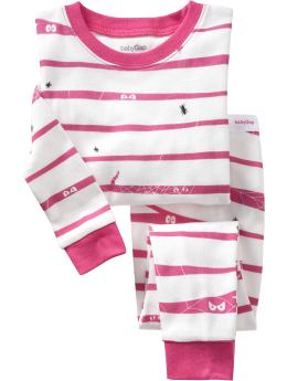 BabyGap: Glow-in-the-dark mummy long sleep set - royal fuchsia