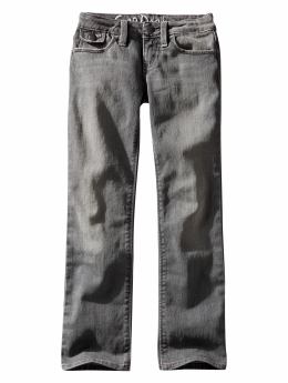 GapKids: Gray skinny jeans - black denim