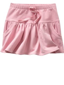 GapKids: Shirred knit skirt - impatient pink