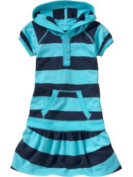 GapKids: Hoodie dress - blue stripe