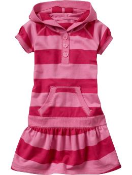 GapKids: Hoodie dress - pink stripe