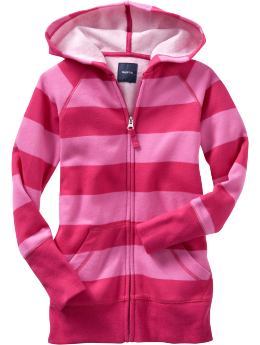 GapKids: Long hoodie - pink stripe