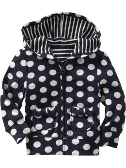 BabyGap: Dotted zip-up hoodie - blue dot