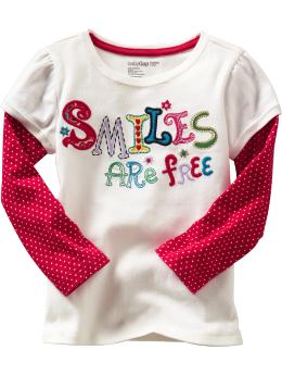 BabyGap 2 in 1 fun graphic T milk