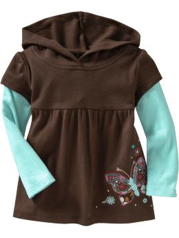 BabyGap 2 in 1 graphic hoodie classic brown