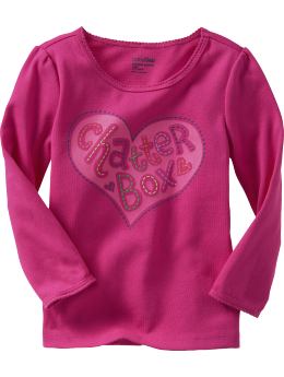 BabyGap: Sweet graphic T - paradise pink
