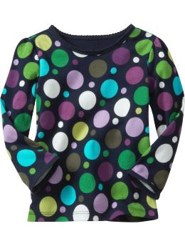 BabyGap: Scalloped T - blue dots