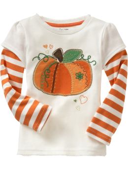 BabyGap: 2-in-1 Halloween graphic T - milk