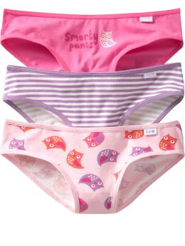 GapKids: Owl bikinis (3-pack) - pink