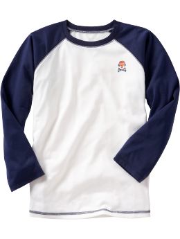 GapKids: Raglan top - raw indigo