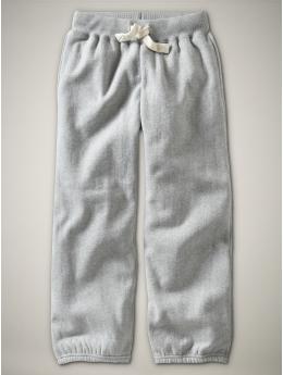 GapKids: Fleece pants - lt heather grey b10