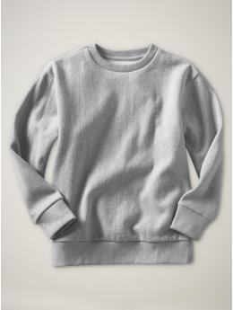 GapKids: Fleece pullover - light heather grey