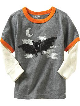 BabyGap 2 in 1 Halloween graphic T charcoal heather