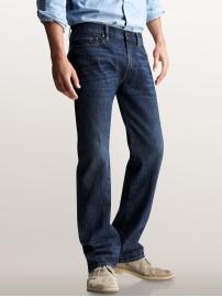 Authentic fit jeans (whiskered authentic wash)