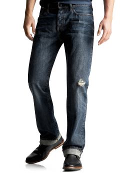 Women: Selvage authentic fit jeans (rustic authentic wash) - rustic authentic