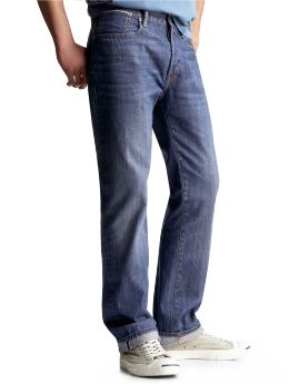 Men: Selvage authentic fit jeans (medium wash) - crunch tint