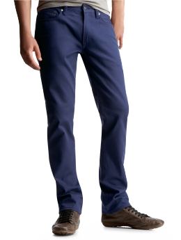 Men: Skinny fit colored jeans - blue