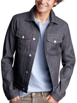 Men: Jean jacket - rigid
