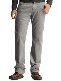 Men: Authentic fit cords - grey pearl