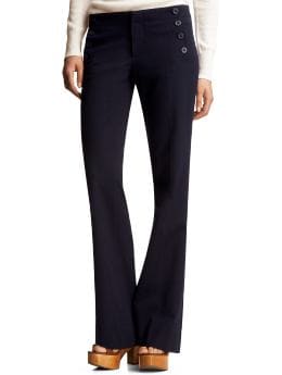 Women: Sailor trousers - dark indigo