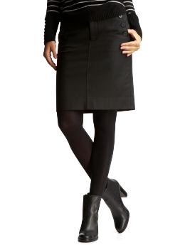 Women: Sailor pencil skirt - true black