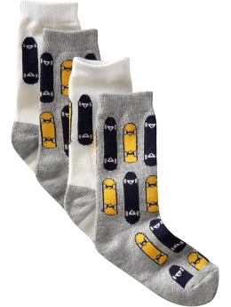 GapKids: Skateboard socks (2-pack) - multi