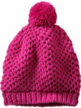 GapKids: Pom-pom beanie - paradise pink