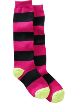 GapKids: Rugby striped knee-high socks - paradise pink