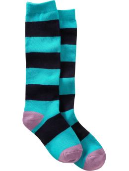 GapKids: Rugby striped knee-high socks - scuba blue