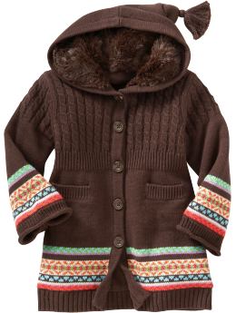 Fair Isle Sweater Coat