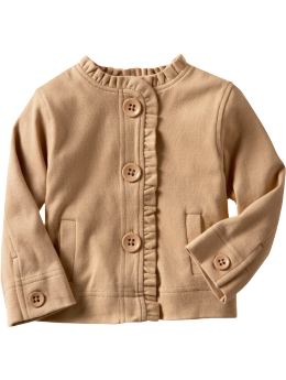 Knit Ruffle Cardigan Jacket