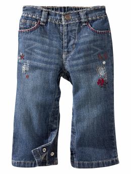 Embroidered Jeans