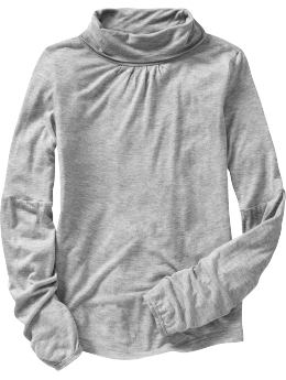 GapKids: Pleated turtleneck - gray
