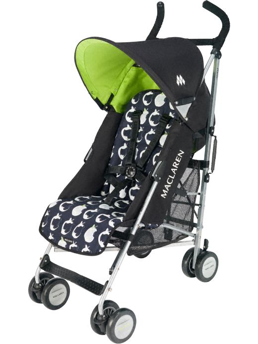 Maclaren� apple-print Quest stroller