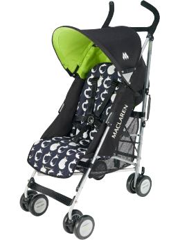 BabyGap Home: Maclaren apple-print Quest stroller - black